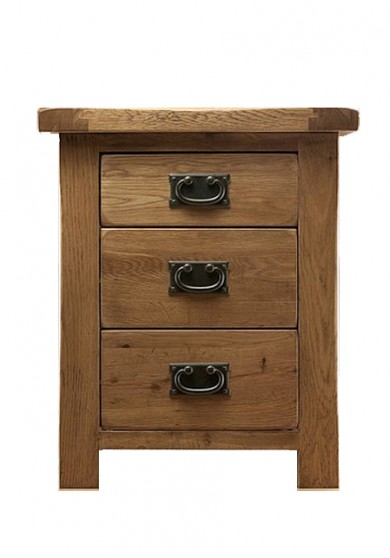 Alisha Bedside Table W50cm - Solid Oak
